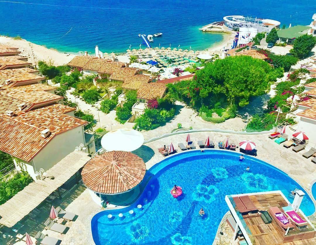 Bougainvill Sunset Villa Sarande Luaran gambar
